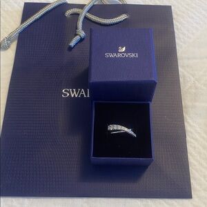 Swarovski Silver Crystal Women's Ring